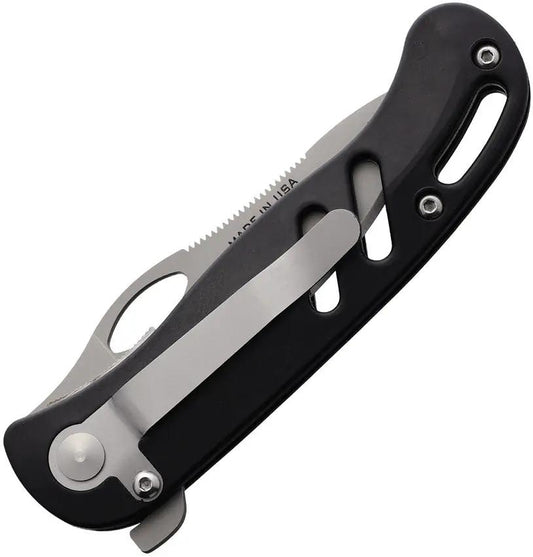 Knives Of Alaska Sidewinder Linerlock SureGrip 00690FG - Bead Blast S30V Blade With Black SureGrip Handle by Knives Of Alaska