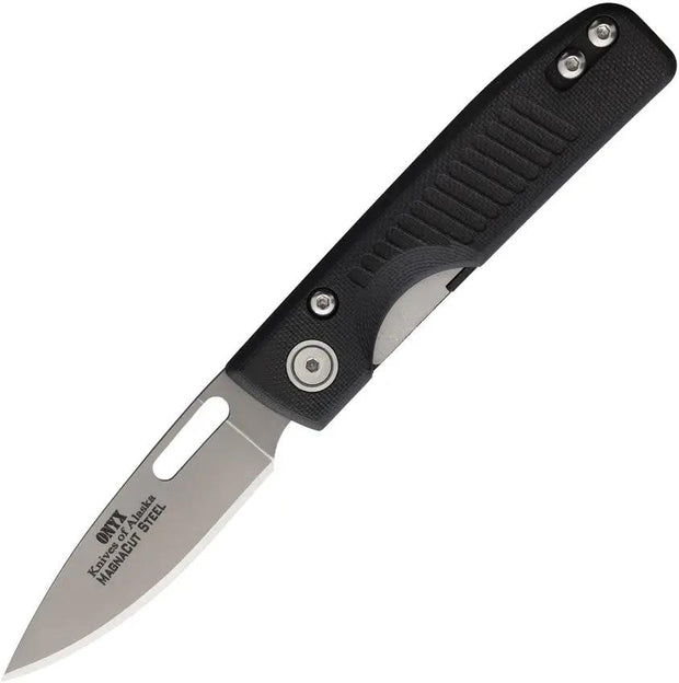 Knives Of Alaska Onyx Liner Lock Magnacut Black 00787FG by Knives Of Alaska