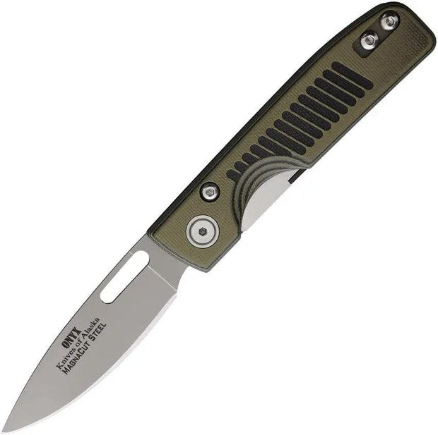 Knives Of Alaska Onyx Liner Lock Magnacut Od/Bl 00788FG by Knives Of Alaska