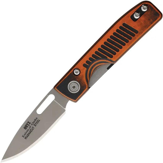 Knives Of Alaska Onyx Liner Lock Magnacut Orang 00789FG by Knives Of Alaska