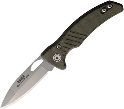 Knives Of Alaska Eagle Linerlock Black/OD 00791FG by Knives Of Alaska