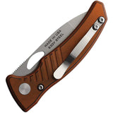 Knives Of Alaska Eagle Linerlock - S30V Bead Blast Blade With Orange Black G10 Handle by Knives Of Alaska