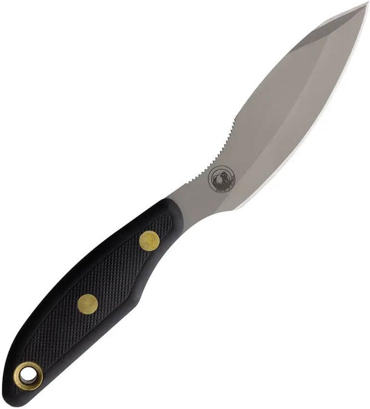 Knives Of Alaska KOA00822FG 00820FG Knife - 8.5 Inch D2 Tool Steel Blade Bead Blast SureGrip Full Tang Brown Belt Sheath by Knives Of Alaska
