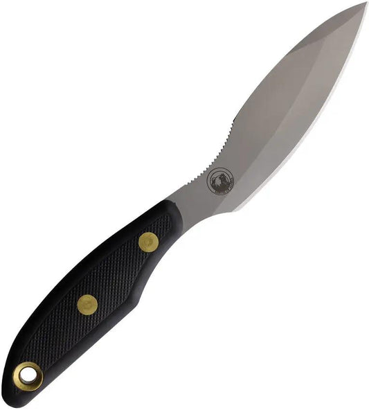 Knives Of Alaska Yukon 2 Fixed Blade Knife - Bead Blast Stainless Blade With Black SureGrip Handle by Knives Of Alaska