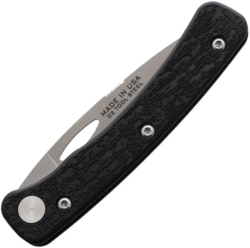Knives Of Alaska Bird Trout Linerlock No Clip 00904FG - Bead Blast D2 Tool Steel Blade Black SureGrip by Knives Of Alaska