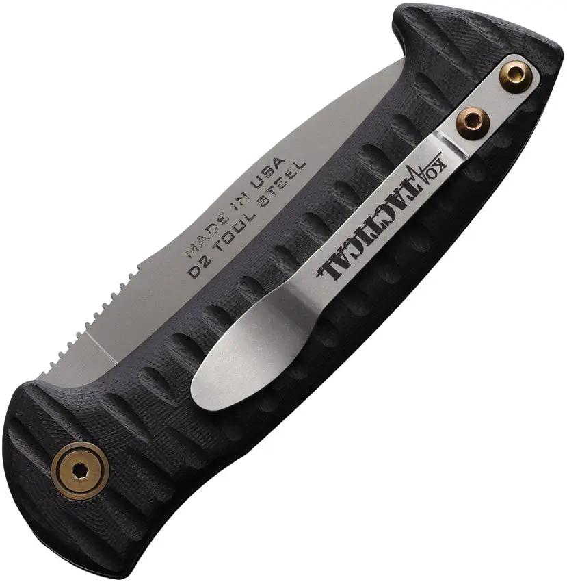 Knives Of Alaska Auto Strike Force Button Lock 00911FG - Automatic Opening With D2 Blade And Black G10 Handle by Knives Of Alaska