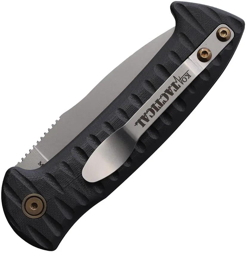 Knives Of Alaska Auto Strike Force Button Lock - Automatic Opening, MagnaCut Blade, Bead Blast Finish, Black G10 Handle by Knives Of Alaska