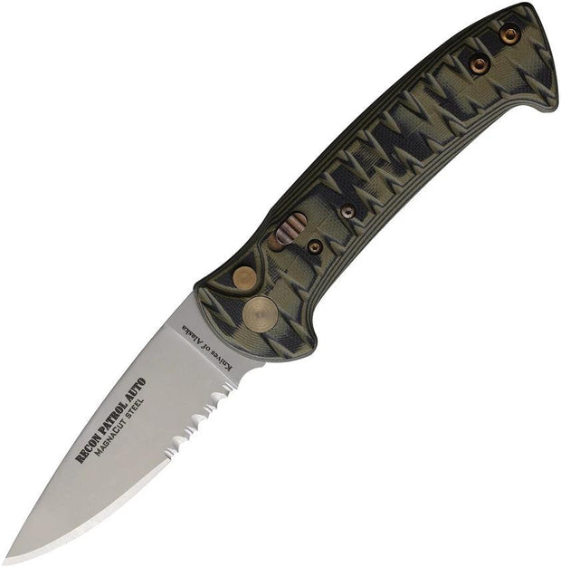 Knives Of Alaska Auto Recon Patrol Button Lock 00936FG by Knives Of Alaska