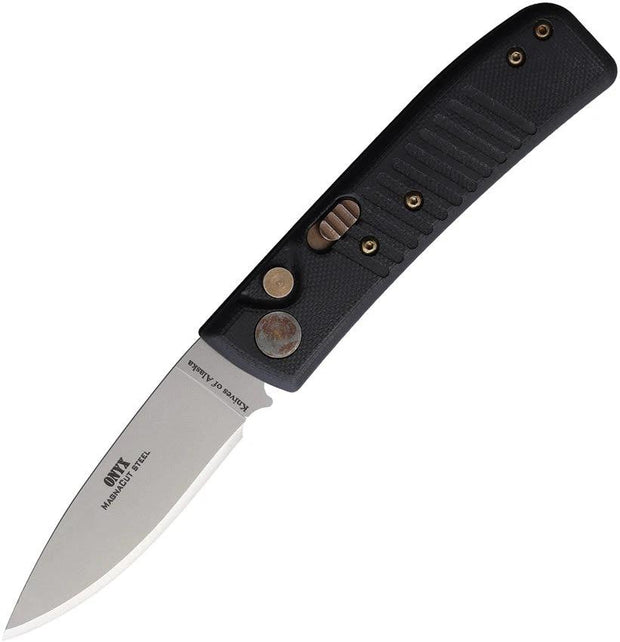 Knives Of Alaska Auto Onyx Button Lock Blk G10 00954FG by Knives Of Alaska