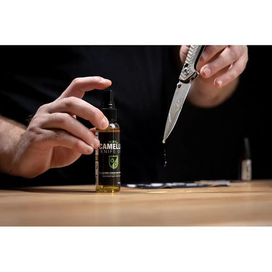 Camellia Kitchen Knife Oil By Knife Pivot Lube Edible Premium Food Safe Seed Oil For Pros And Home Cooks by Knife Pivot Lube