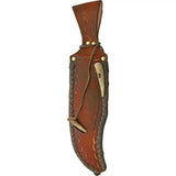 Ken Richardson Knives Slim Bowie KR1411S - 11 Inch 1085HC Steel Blade With Deer Antler Handle by Ken Richardson Knives
