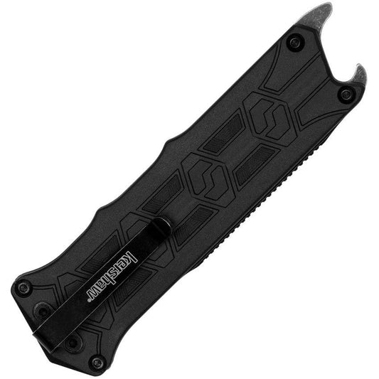 Kershaw Interstellar Slide Button Lock EDC Knife For Everyday Carry BlackWash 8Cr13MoV Tanto by Kershaw