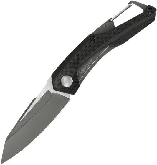 Kershaw Reverb Framelock EDC Knife For Everyday Carry Gray PVD 8Cr13MoV Blade G10 Front by Kershaw