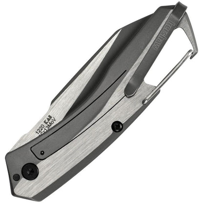Kershaw Reverb Framelock EDC Knife For Everyday Carry Gray PVD 8Cr13MoV Blade G10 Front by Kershaw