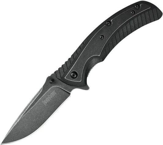 Kershaw Scrip Linerlock Assisted Opening EDC Knife With BlackWash 8Cr13MoV Blade by Kershaw