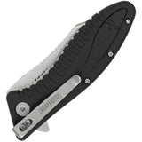 Kershaw Grinder Linerlock Knife With Assisted Opening And 4Cr13MoV Blade For EDC Enthusiasts by Kershaw