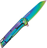 Kershaw Misdirect Framelock Rainbow 1365RBW EDC Knife For Everyday Carry Enthusiasts And Collectors by Kershaw