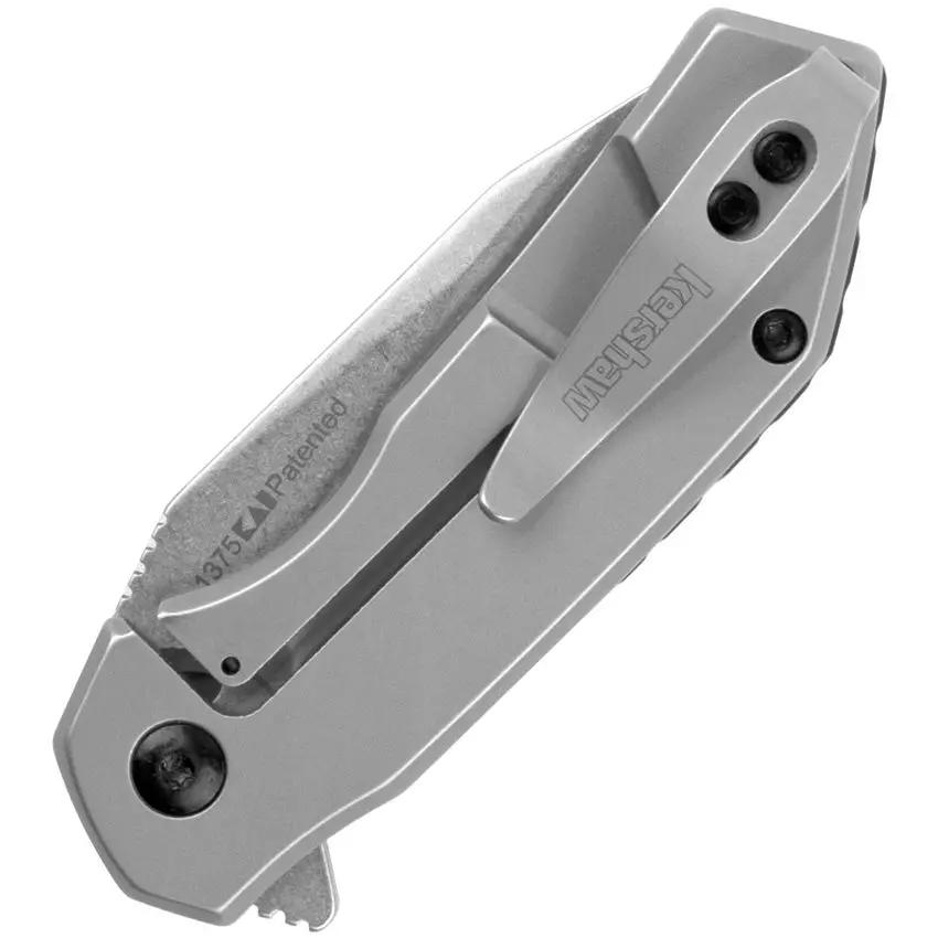Kershaw Valve Framelock Assisted Opening EDC Knife With Two and a Quarter Inch Stonewashed Blade by Kershaw