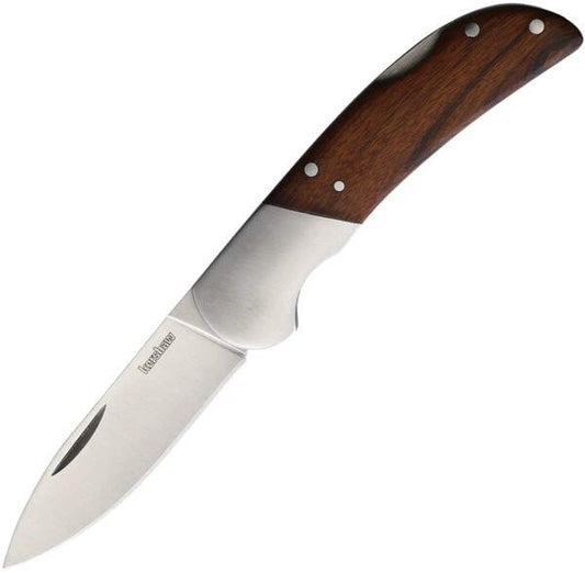 Kershaw Lockback 1381 Everyday Carry Knife With Satin 2.5in Blade And Wood Handle by Kershaw