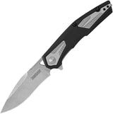 Kershaw Tremolo Assisted Opening Linerlock Knife 1390 For EDC Stonewash 4Cr14 Blade by Kershaw