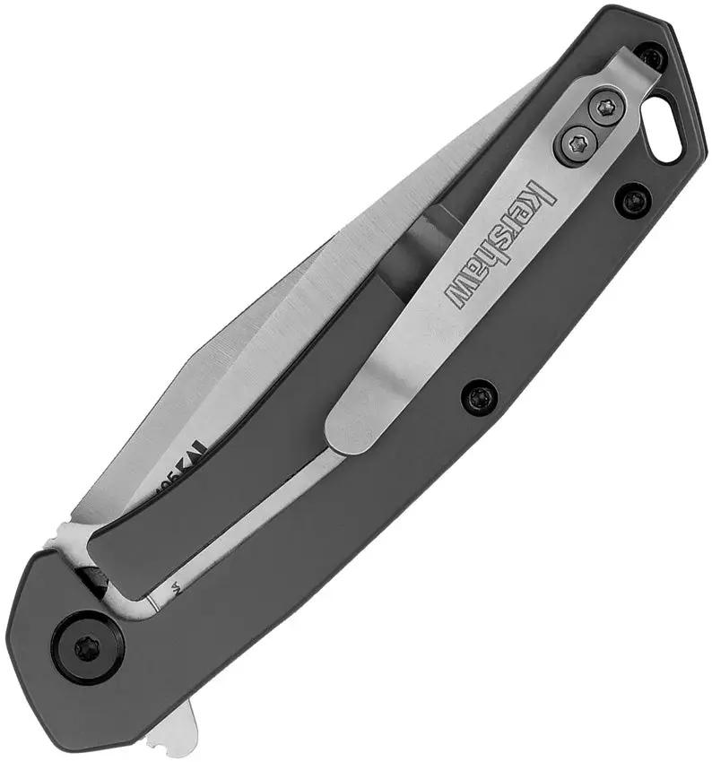 Kershaw Align Framelock AO 1405 EDC Knife Premium Satin Blade 8Cr13MoV Gray PVD Handle With Pocket Clip by Kershaw
