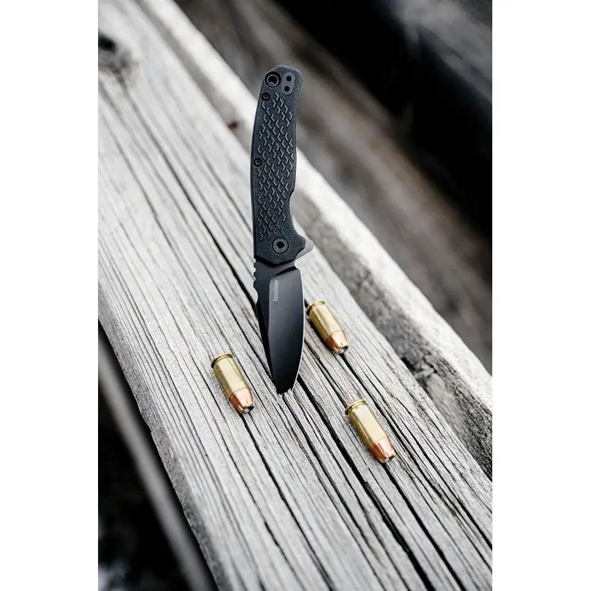 Kershaw Conduit Linerlock Assisted Opening EDC Knife 3in Black Oxide Blade 4in Closed by Kershaw