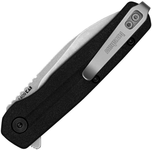 Kershaw Korra Linerlock Assisted Opening EDC Knife With 2.75In Stonewash 5Cr15MoV Blade by Kershaw