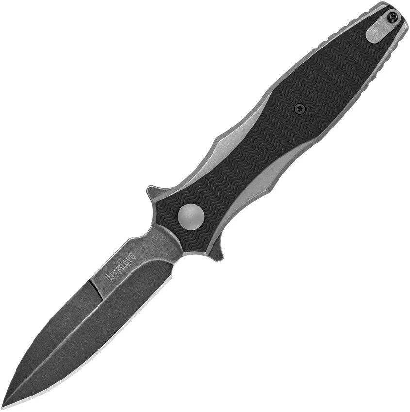 Kershaw Decimus Framelock Knife Assisted Opening Speedsafe EDC Blade BlackWash 8Cr13MoV by Kershaw