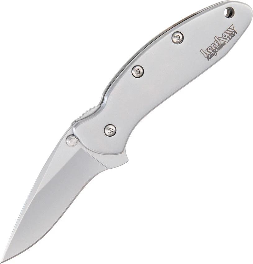 Kershaw Chive Framelock Assisted Opening EDC Knife for Everyday Carry with Bead Blast Blade and Lanyard Hole by Kershaw