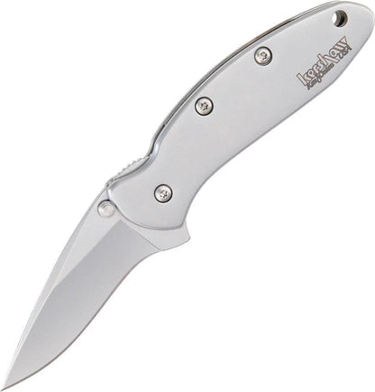 Kershaw Chive Framelock Assisted Opening EDC Knife for Everyday Carry with Bead Blast Blade and Lanyard Hole by Kershaw