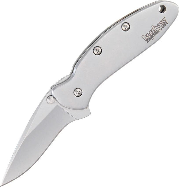 Kershaw Chive Framelock Assisted Opening EDC Knife for Everyday Carry with Bead Blast Blade and Lanyard Hole by Kershaw