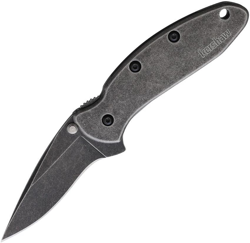 Kershaw Chive Framelock A/O Blackwash 1600BLKW by Kershaw