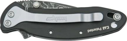 Kershaw Chive Damascus Framelock Knife With Assisted Opening SpeedSafe For EDC Enthusiasts by Kershaw