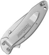 Kershaw Scallion Linerlock Assisted Opening EDC Knife Bead Blast Finish For Everyday Carry Enthusiasts by Kershaw