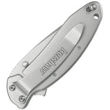 Kershaw Scallion Framelock Knife For EDC Enthusiasts With Assisted Opening Bead Blast 420HC Blade by Kershaw
