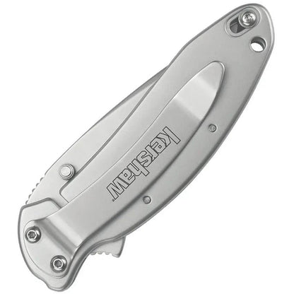 Kershaw Scallion Framelock Knife For EDC Enthusiasts With Assisted Opening Bead Blast 420HC Blade by Kershaw