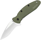 Kershaw Scallion Linerlock A/O Green 1620OL by Kershaw