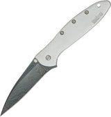 Kershaw Leek Framelock A/O Damascus 1660DAM by Kershaw