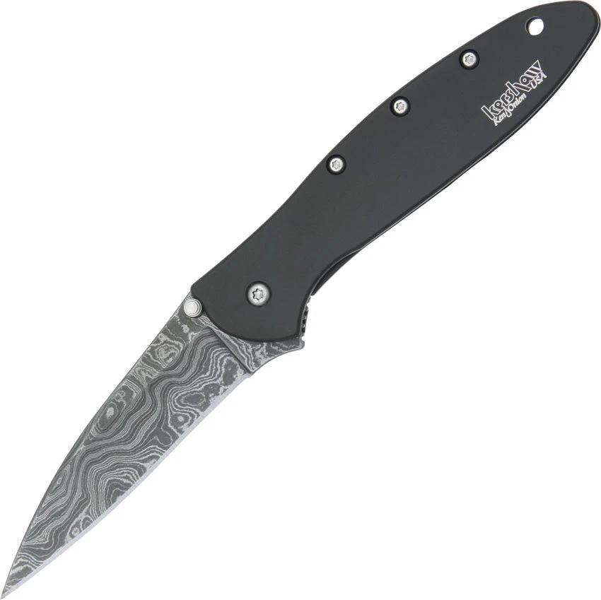 Kershaw Leek Framelock A/O Damascus 1660DAMBK by Kershaw