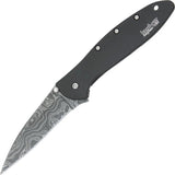 Kershaw Leek Framelock A/O Damascus 1660DAMBK by Kershaw