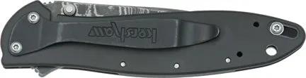 Kershaw Leek Damascus Framelock Folding Knife With Assisted Opening For Everyday Carry Enthusiasts by Kershaw