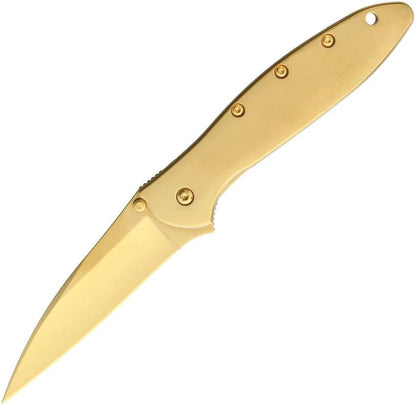Kershaw Leek Gold 1660G Assisted Opening EDC Knife For Everyday Carry Enthusiasts by Kershaw