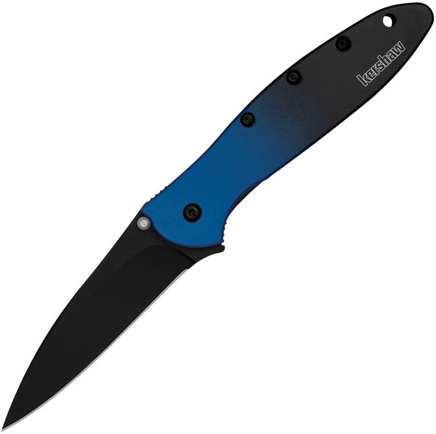 Kershaw Leek Linerlock Blue Magna Cut 1660GBLUBLK by Kershaw