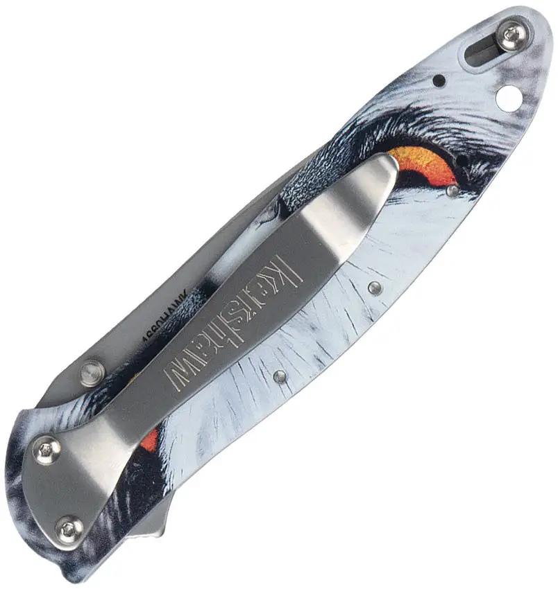 Kershaw Leek Linerlock Assisted Opening Knife Hawk 1660HAWK For EDC Enthusiasts Worldwide by Kershaw