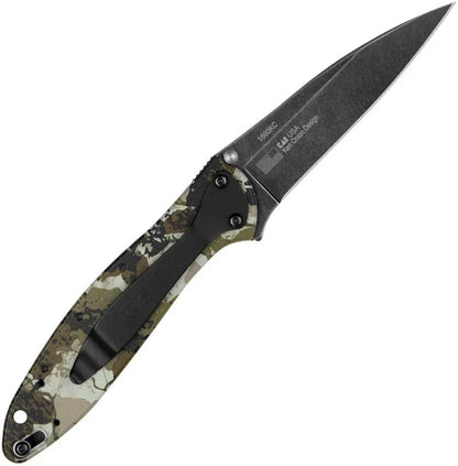 Kershaw Leek Linerlock Assisted King Camo Knife For EDC by Kershaw