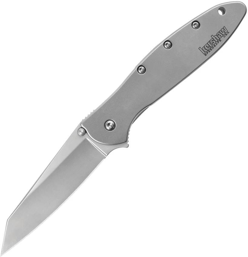Kershaw Leek Framelock Assisted Opening 1660R EDC Knife With SpeedSafe Bead Blast 410 Stainless by Kershaw
