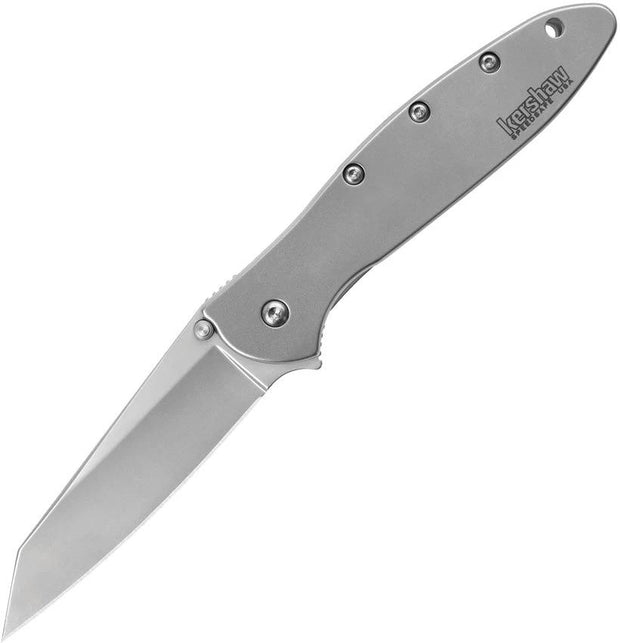 Kershaw Leek Framelock Assisted Opening 1660R EDC Knife With SpeedSafe Bead Blast 410 Stainless by Kershaw