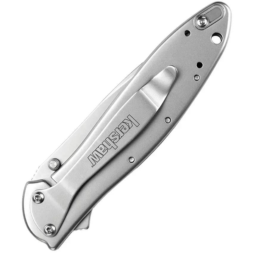 Kershaw Leek Assisted Opening Knife 3 Inch Bead Blast Stainless Blade For EDC Enthusiasts by Kershaw