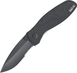 Kershaw Blur Linerlock Assisted Opening Knife With DLC Coated Blade Trac Tec Grip EDC by Kershaw