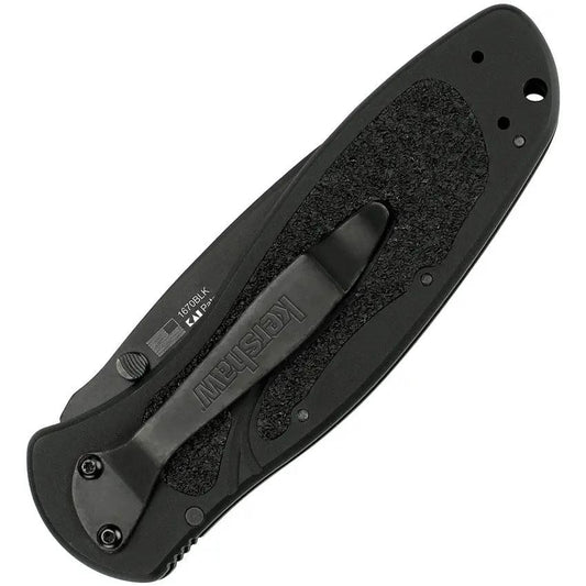 Kershaw Blur Linerlock AO Knife Black DLC Blade 14C28N Sandvik Steel SpeedSafe Four Point Five Inch Closed EDC by Kershaw
